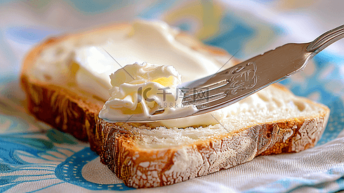 美味的奶油面包摄影7