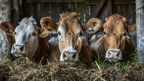 农场养殖的奶牛摄影17