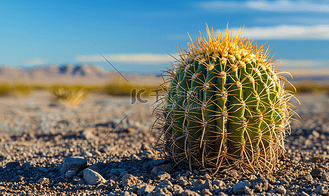 墨西哥的沙漠仙人掌