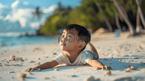 海边儿童写真摄影29