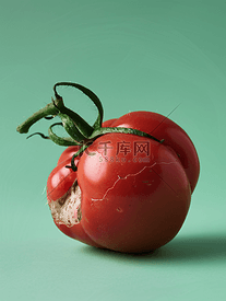 丑陋的水果或蔬菜严重畸形的突变番茄