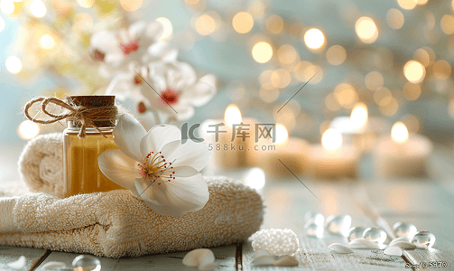 花艺沙龙摄影照片水疗和按摩产品
