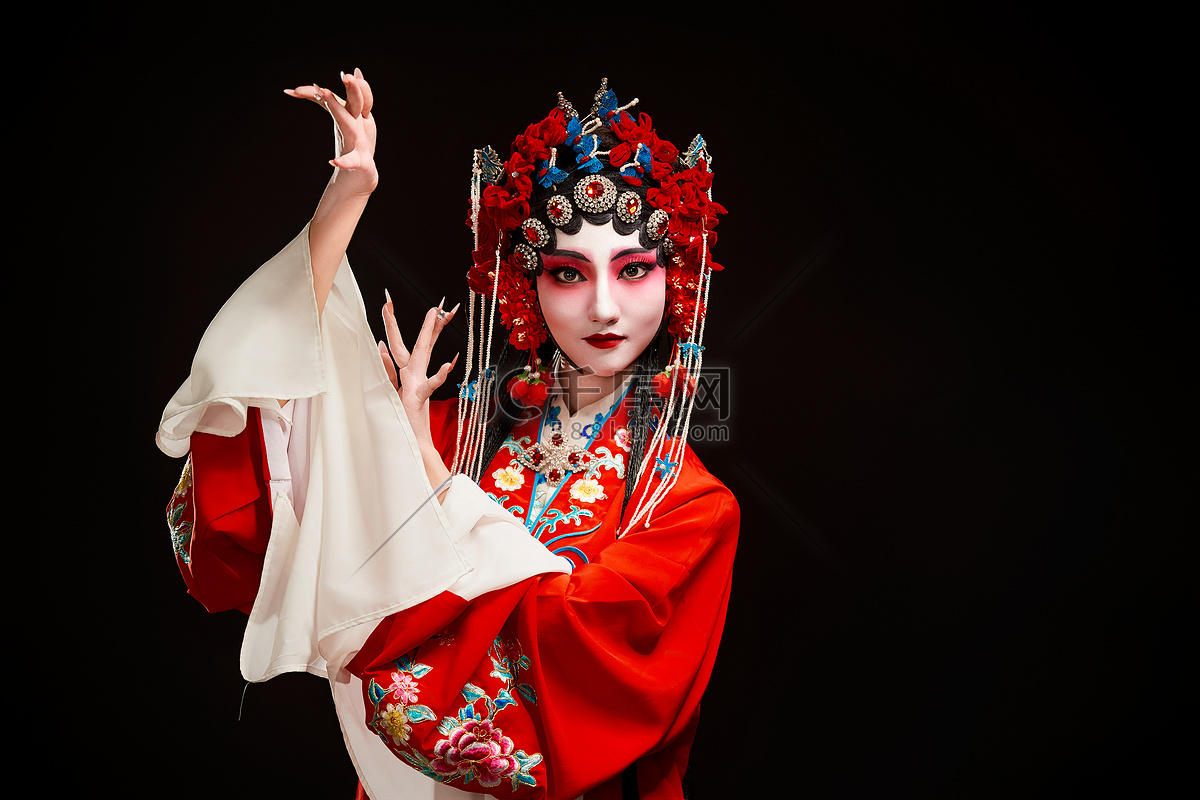旦角 国粹戏曲京剧昆曲青衣旦角形象的中国少女高清摄影大图-千库网