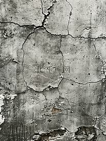 背景纹理混凝土灰色深色裂缝和斑点