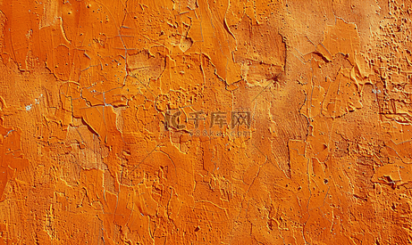 橙色油漆纹理墙