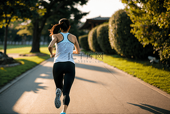 跑步锻炼的女性摄影15高清摄影图
