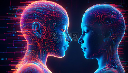 情感支持机器人伴侣提供舒适和连接高清摄影大图-千库网