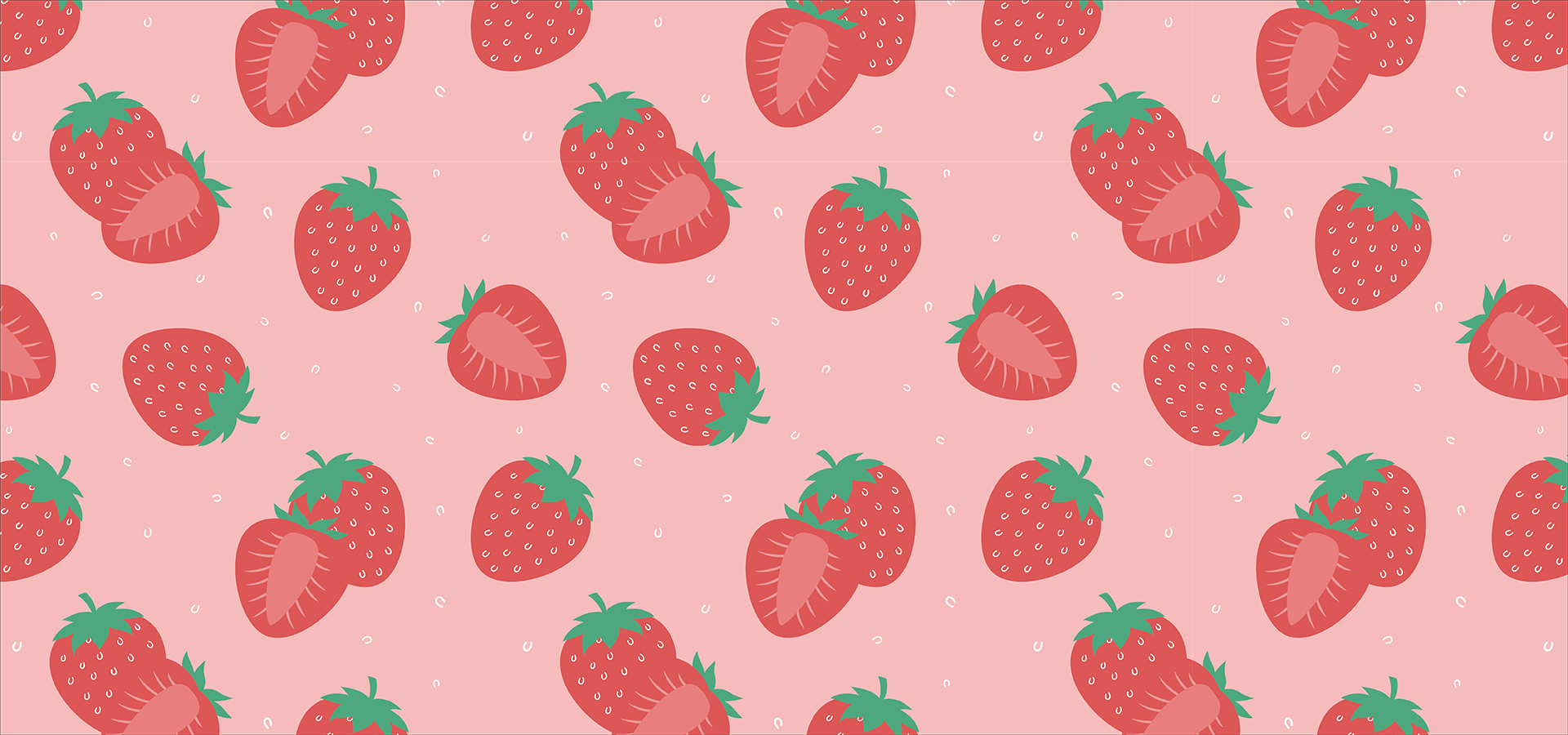 手绘草莓背景图片-手绘草莓背景素材图片-千库网