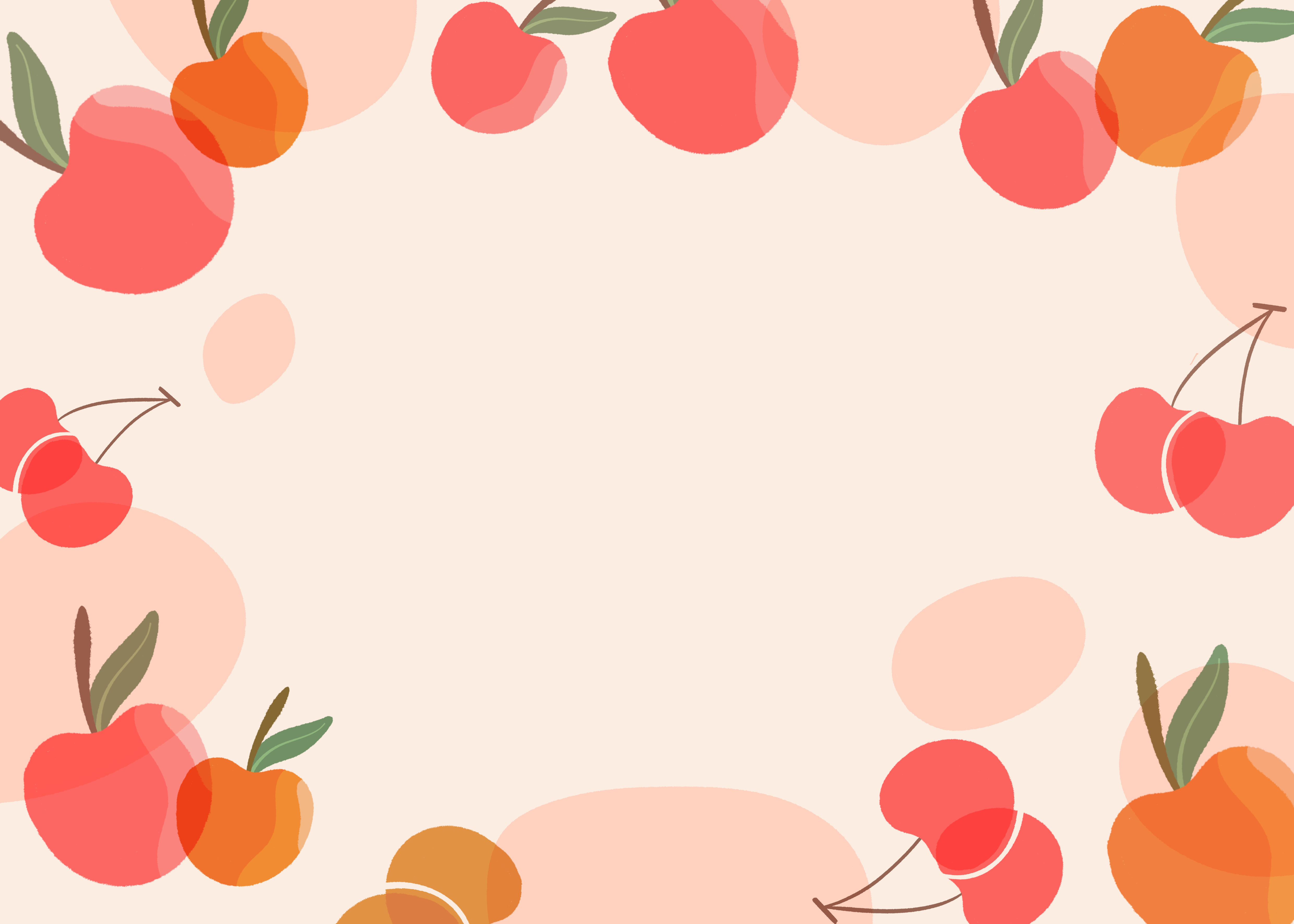 粉色的樱桃背景图片_粉色的樱桃背景素材图片_千库网
