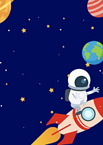 宇宙卡通背景背景图片 宇宙卡通背景背景素材图片 千库网