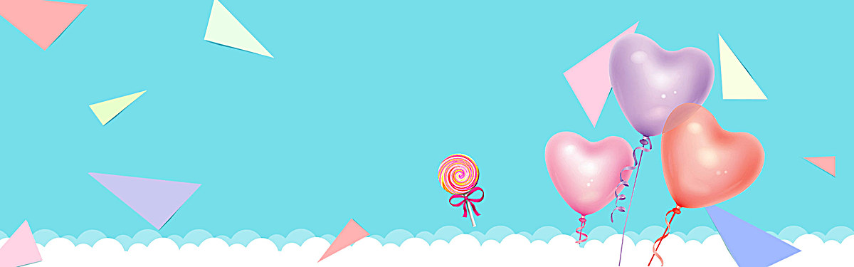 清新可爱淘宝广告banner