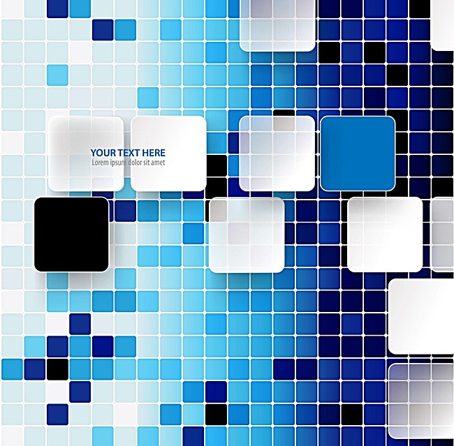 时尚方形格子背景