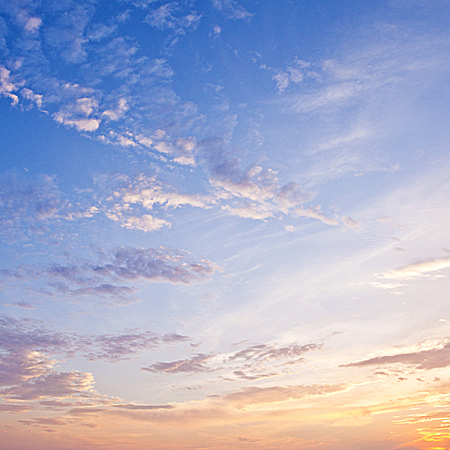 夕阳清新背景