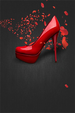 【红色高跟鞋背景图片】_红色高跟鞋高清背景