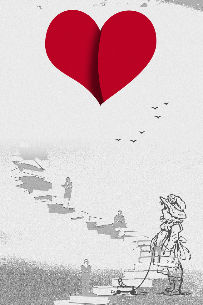 慈善公益爱心助学海报背景素材