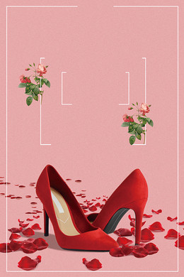 【红色高跟鞋背景图片】_红色高跟鞋高清背景