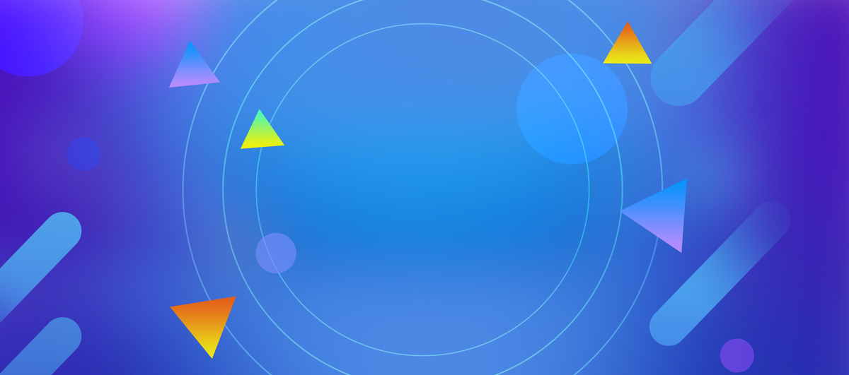 科技商务几何电商促销banner