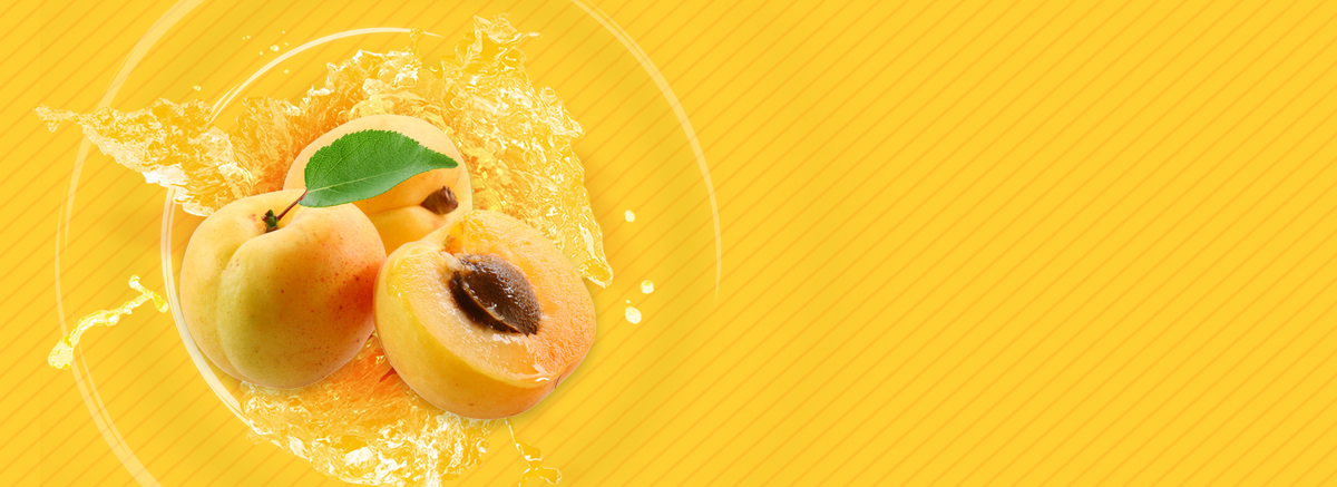 食品黄色背景简约风海报banner背景