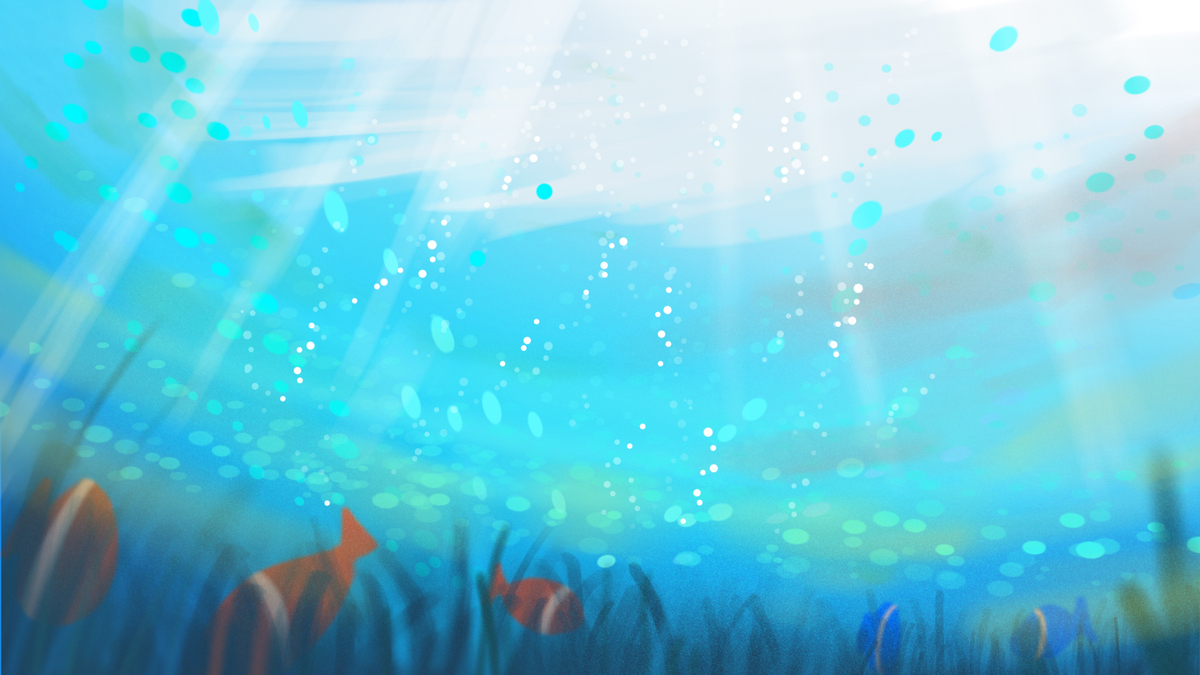 手绘简约大海海报背景图片免费下载_海报ban