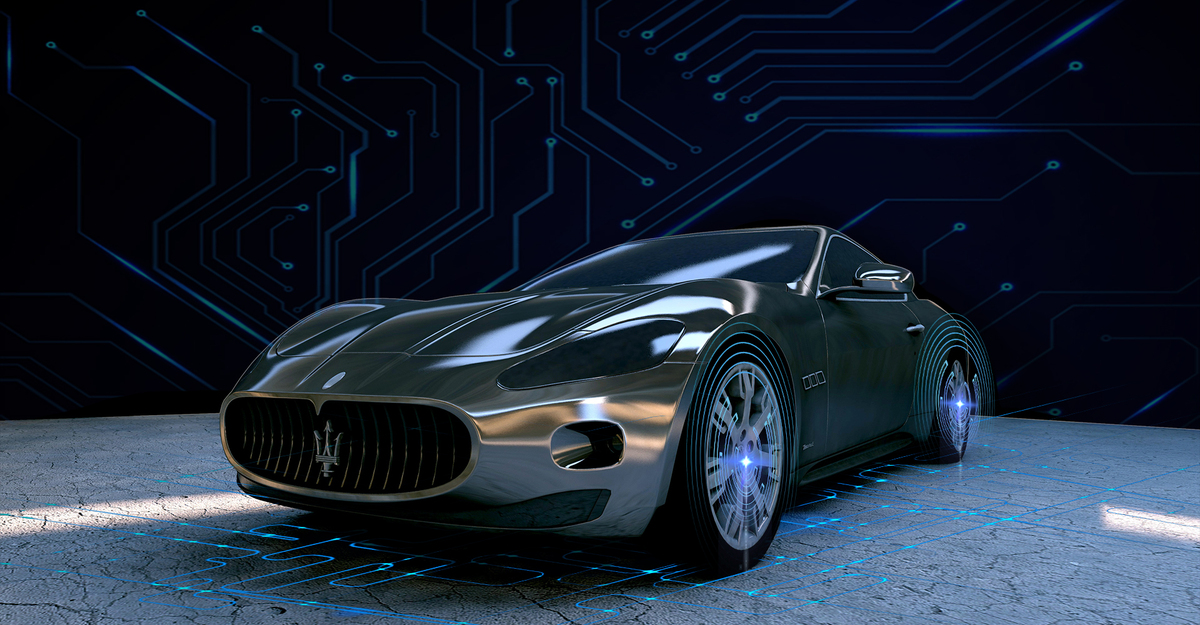 科技感现代潮流汽车