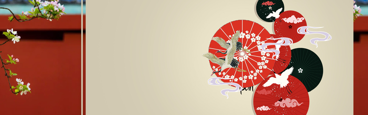 夏装上新汉服女装复古古典banner背景图片素材