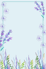 紫色花边边框背景图片 紫色花边边框背景素材图片 千库网