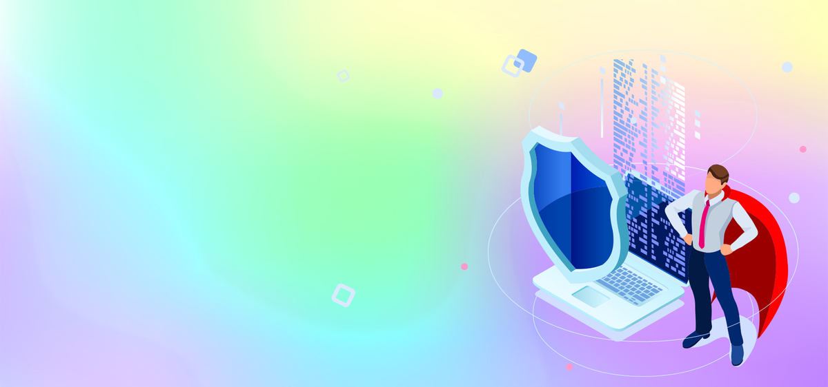 简约渐变信息安全网络宣传banner