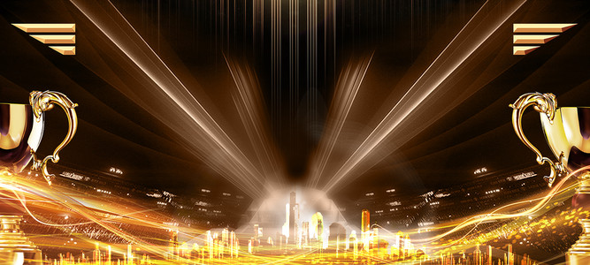 大气企业文化2018颁奖典礼背景图片免费下载