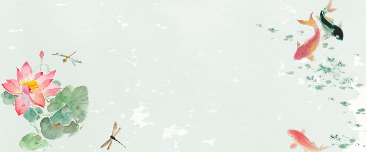 淡雅水墨古风海报背景图片免费下载_广告背景