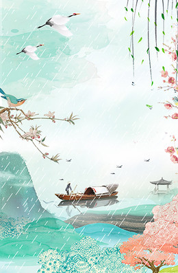 【下雨古风背景图片】_下雨古风高清背景素材