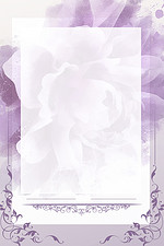 紫色花边背景图片 紫色花边背景素材图片 千库网