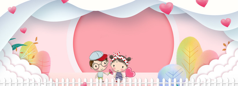 卡通可爱女生节背景图片免费下载_广告背景\/p