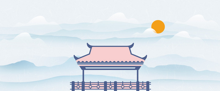 新中国风中式复古房地产