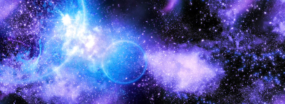 梦幻星空闪耀宇宙蓝