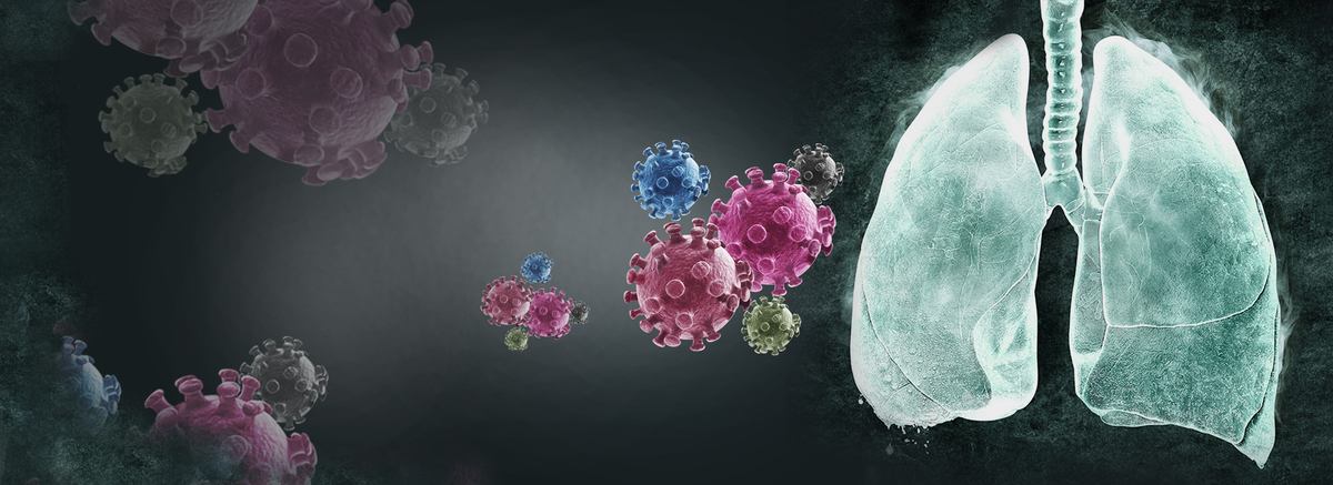 炫酷新型冠状病毒肺炎背景图片