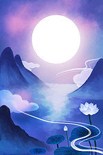 月亮背景图片 月亮背景素材图片 千库网
