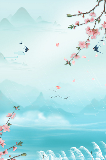 水墨山水花图片-水墨山水花素材-水墨山水花模板图片下载-千库网 