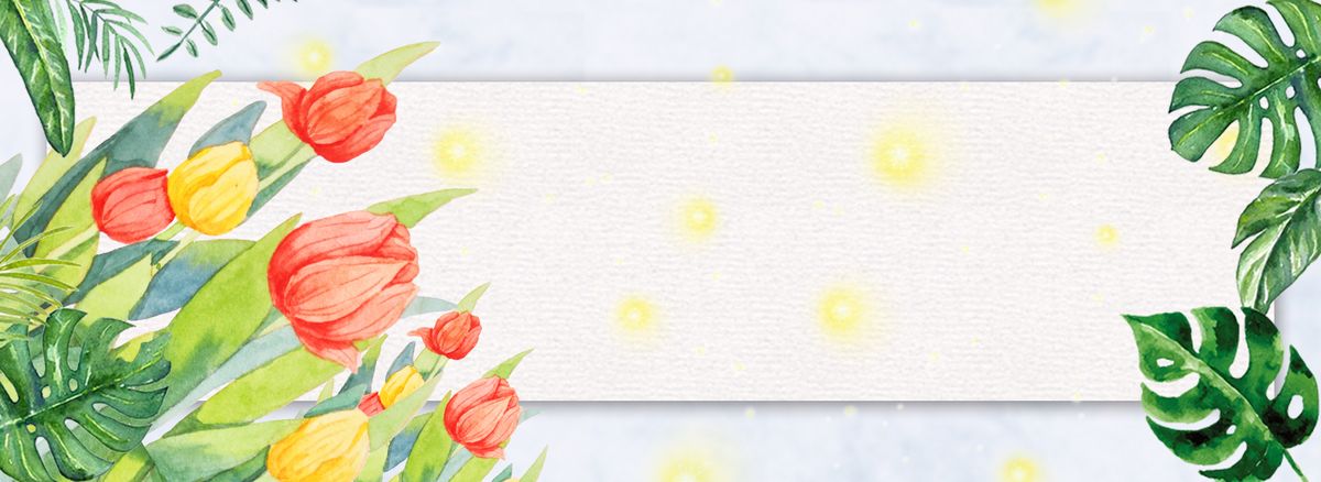 简约植物淘宝公告背景图片免费下载_海报banner/psd_千库网(图片编号