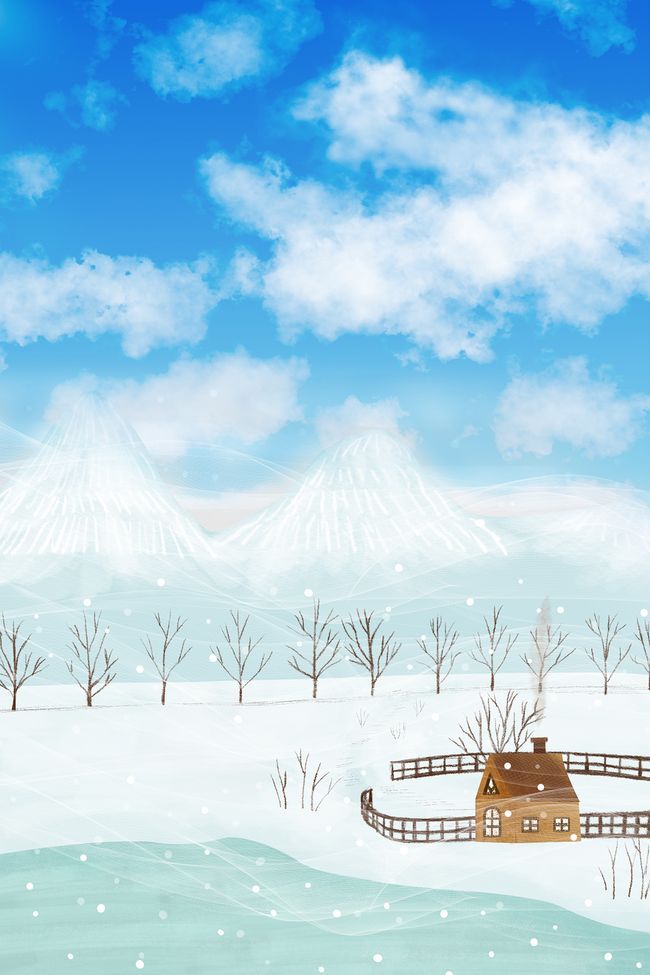 唯美清新冬天雾凇