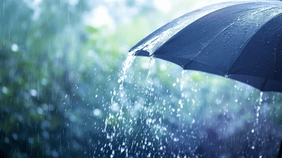 秋日秋雨雨伞雨水雨天光影背景图片免费下载 千库网