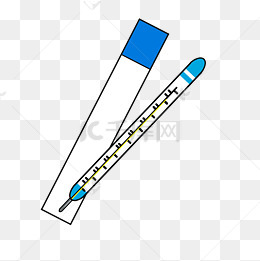 体温计的简笔画 卡通图片