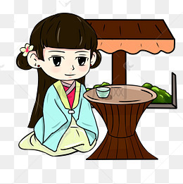 古装美女人物插画