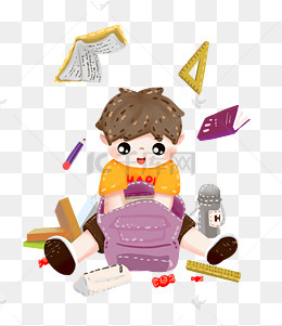 卡通手绘水彩重阳节菊花酒