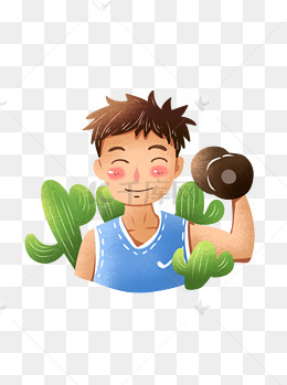 教师节体育老师手绘原创商用手绘插画元素