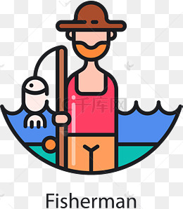 出海捕鱼设计图标