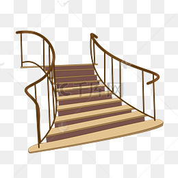 室内楼梯卡通装饰
