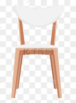 卡通座椅装饰插画