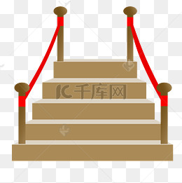 卡通绿色城堡建筑