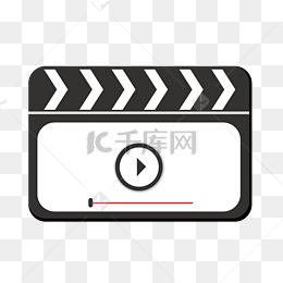 视频播放器卡通图标