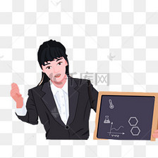 一个穿黑色衣服的美女